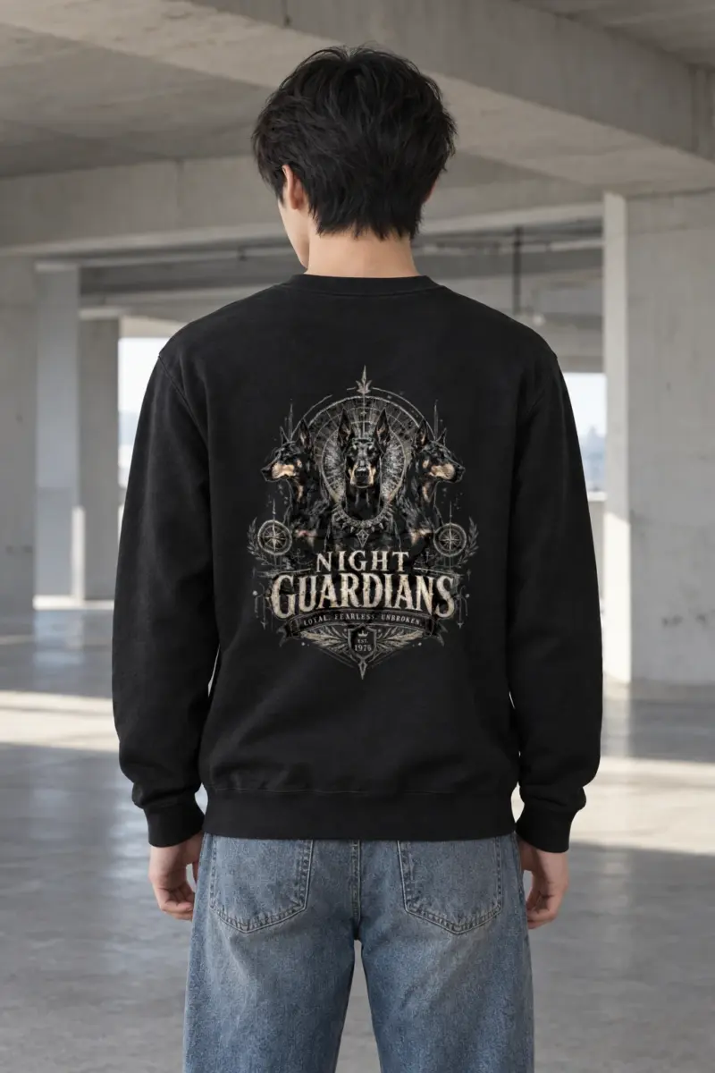 "Night Guardians" Heavy Blend Unisex Crewneck Sweatshirt