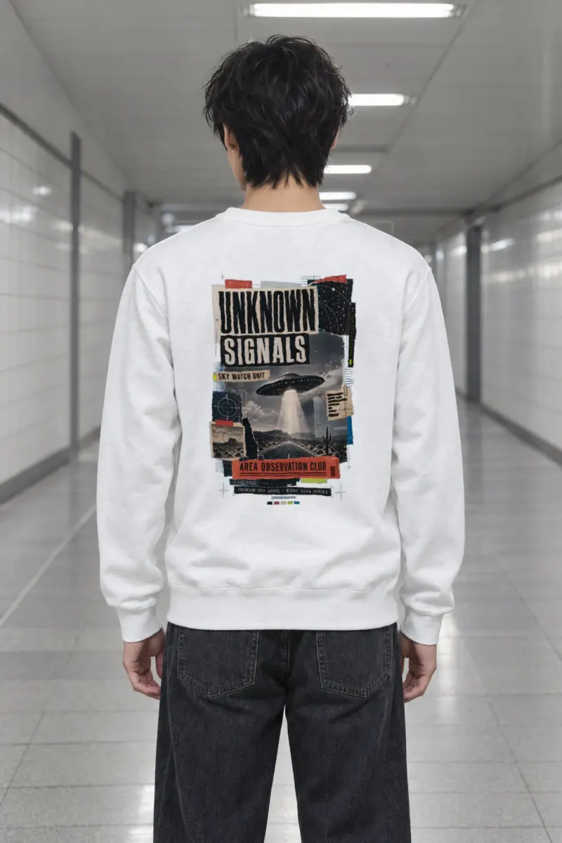 "Unknown Signals" Heavy Blend Unisex Crewneck Sweatshirt