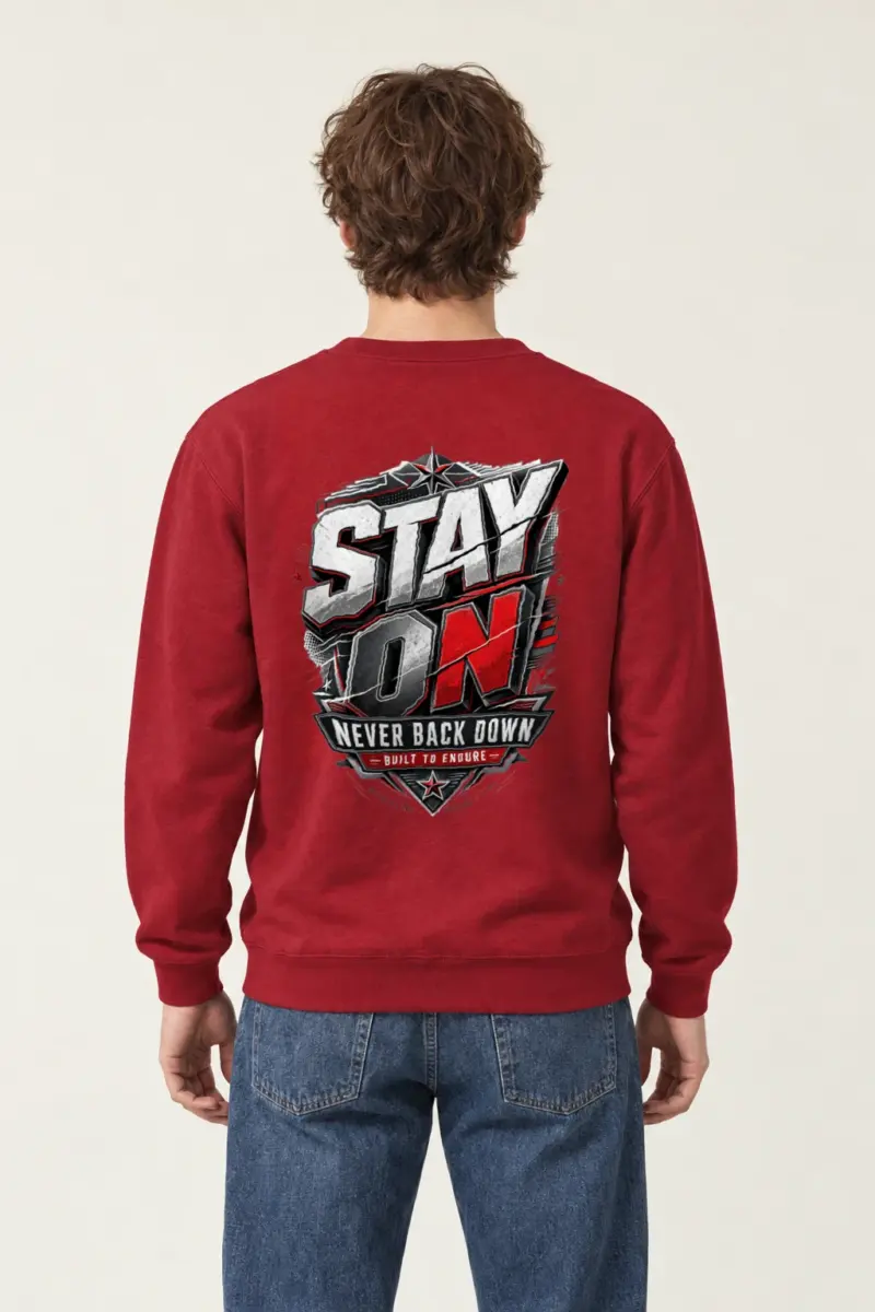 "Stay On Emblem" Heavy Blend Unisex Crewneck Sweatshirt