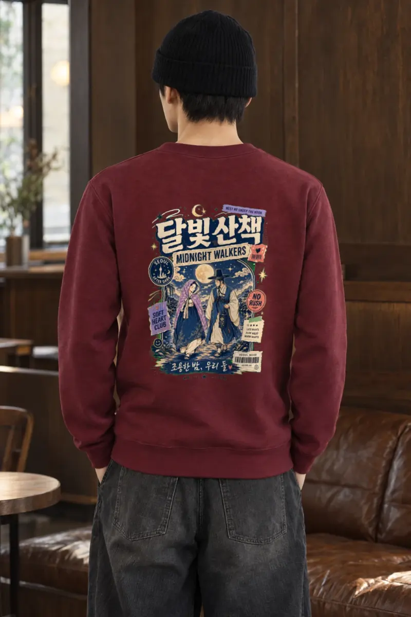 "Midnight Walkers" Heavy Blend Unisex Crewneck Sweatshirt