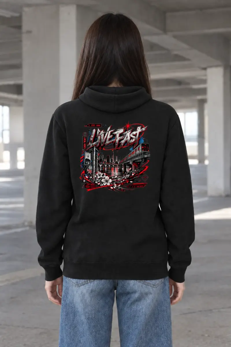 "Seoul Subway Scene" Heavy Blend Unisex Pullover Hoodie