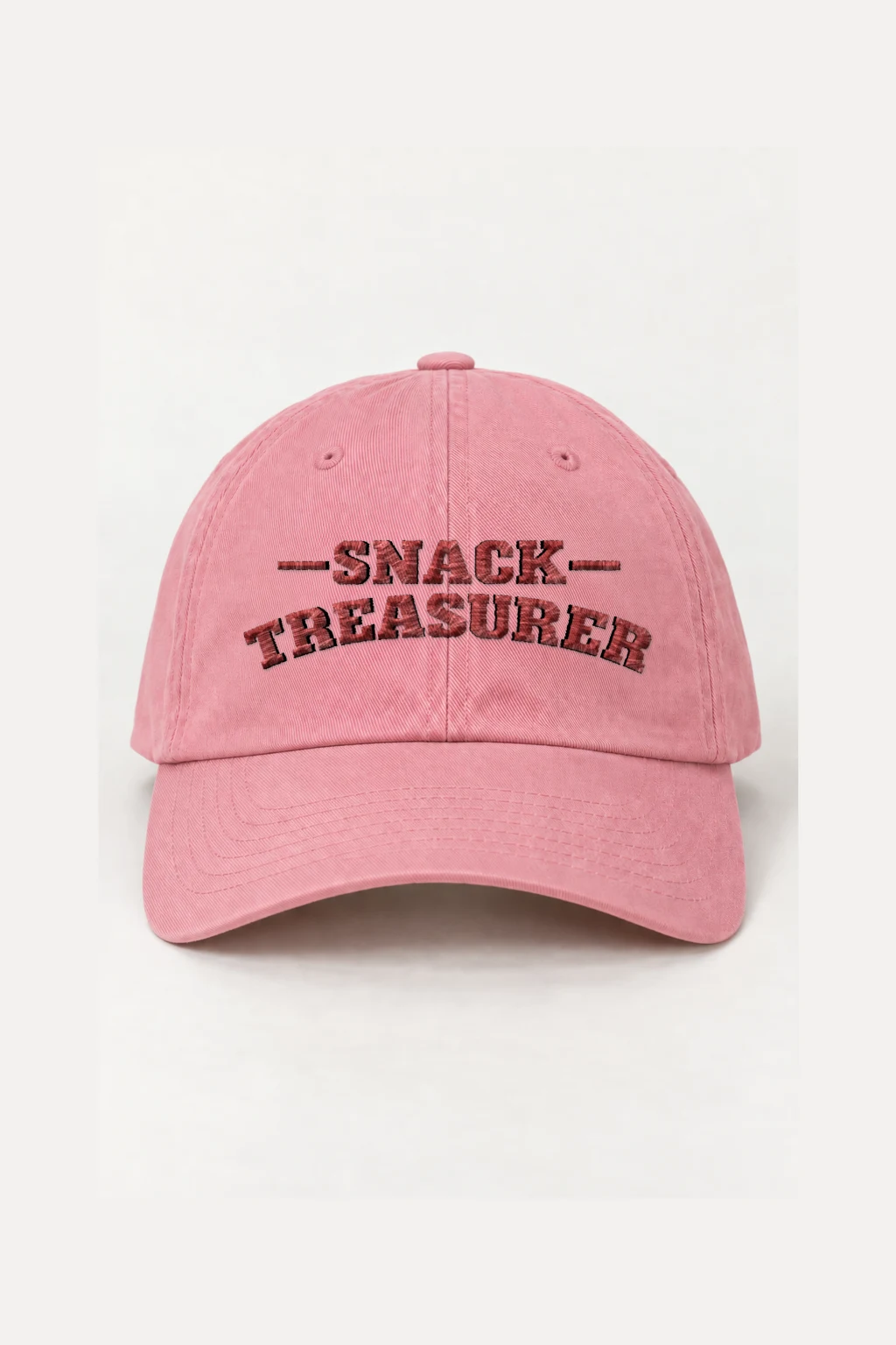 "Snack Treasurer" Classic Dad Hat · Embroidered | Yupoong 6245CM