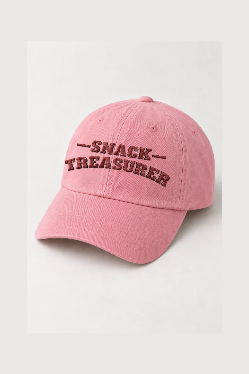 "Snack Treasurer" Classic Dad Hat · Embroidered | Yupoong 6245CM