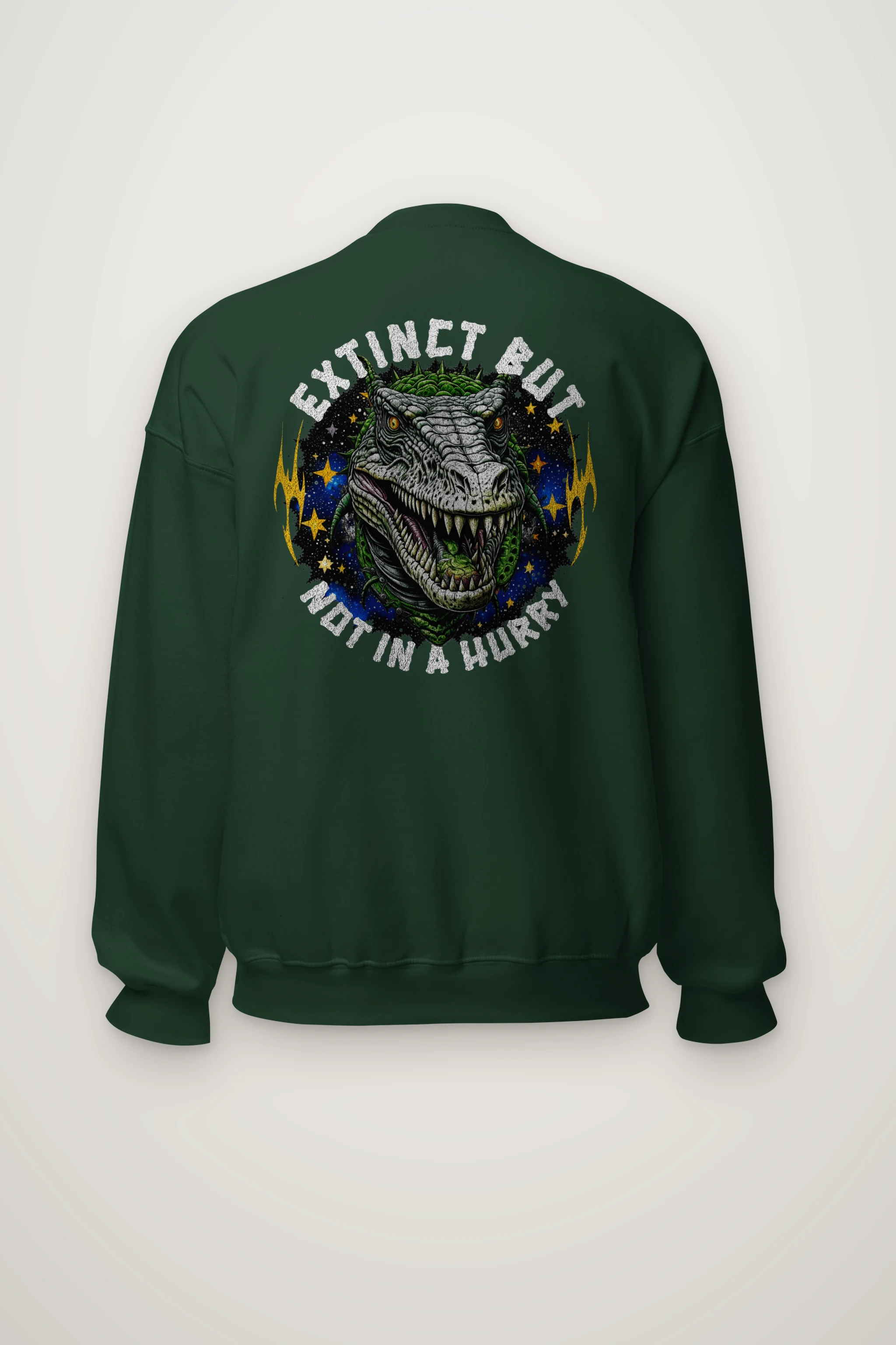 "Snarling T Rex" Heavy Blend Unisex Crewneck Sweatshirt