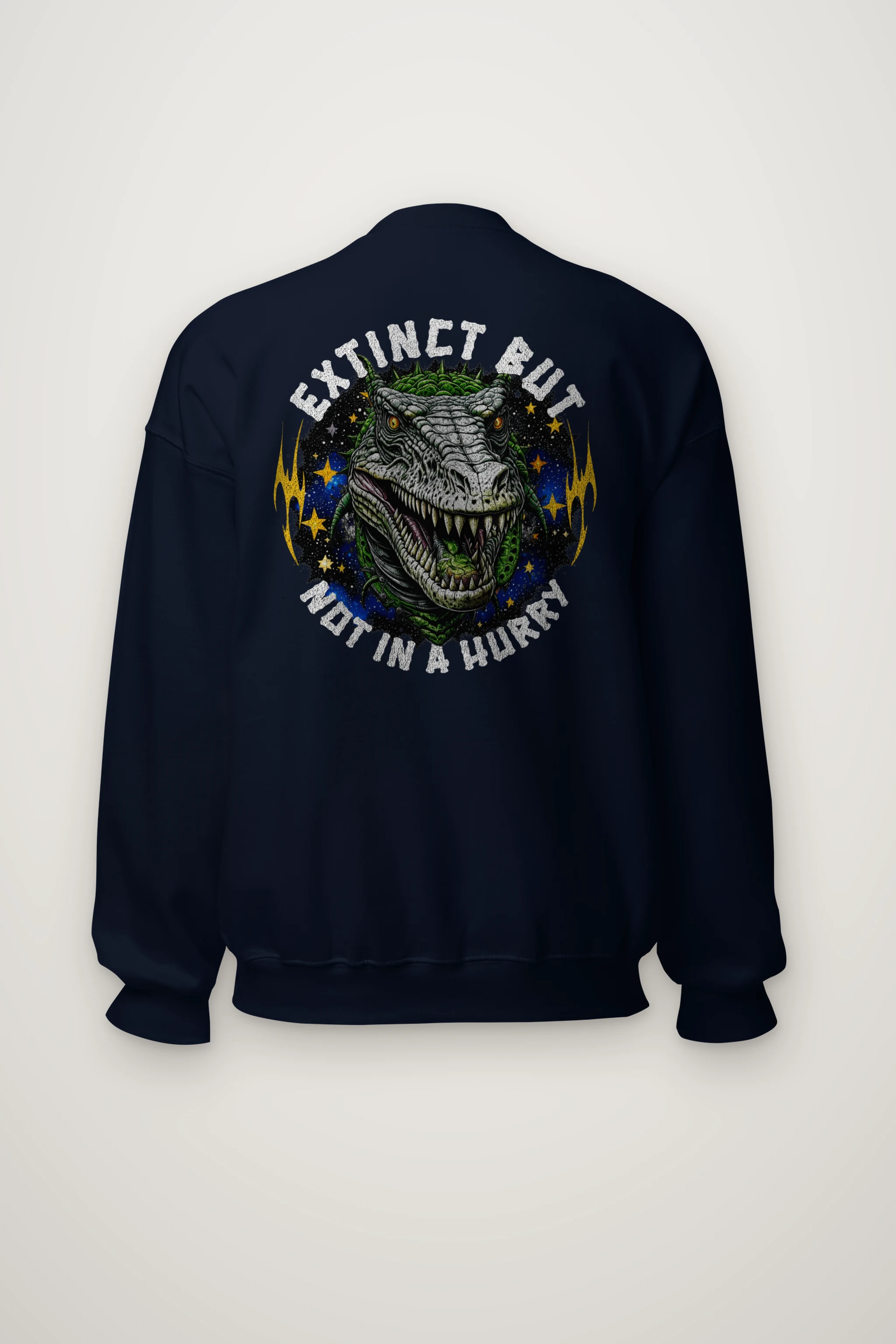 "Snarling T Rex" Heavy Blend Unisex Crewneck Sweatshirt