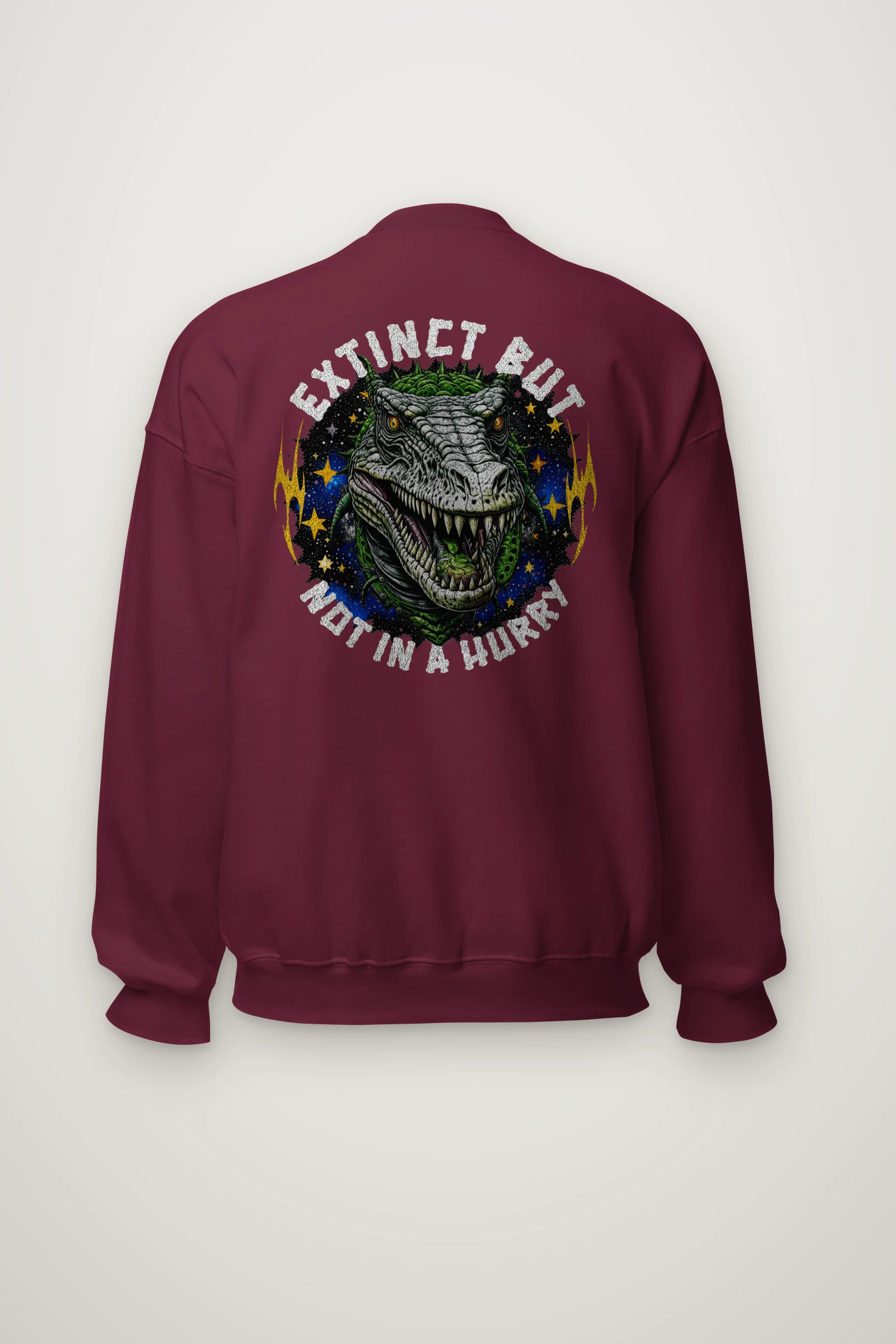 "Snarling T Rex" Heavy Blend Unisex Crewneck Sweatshirt