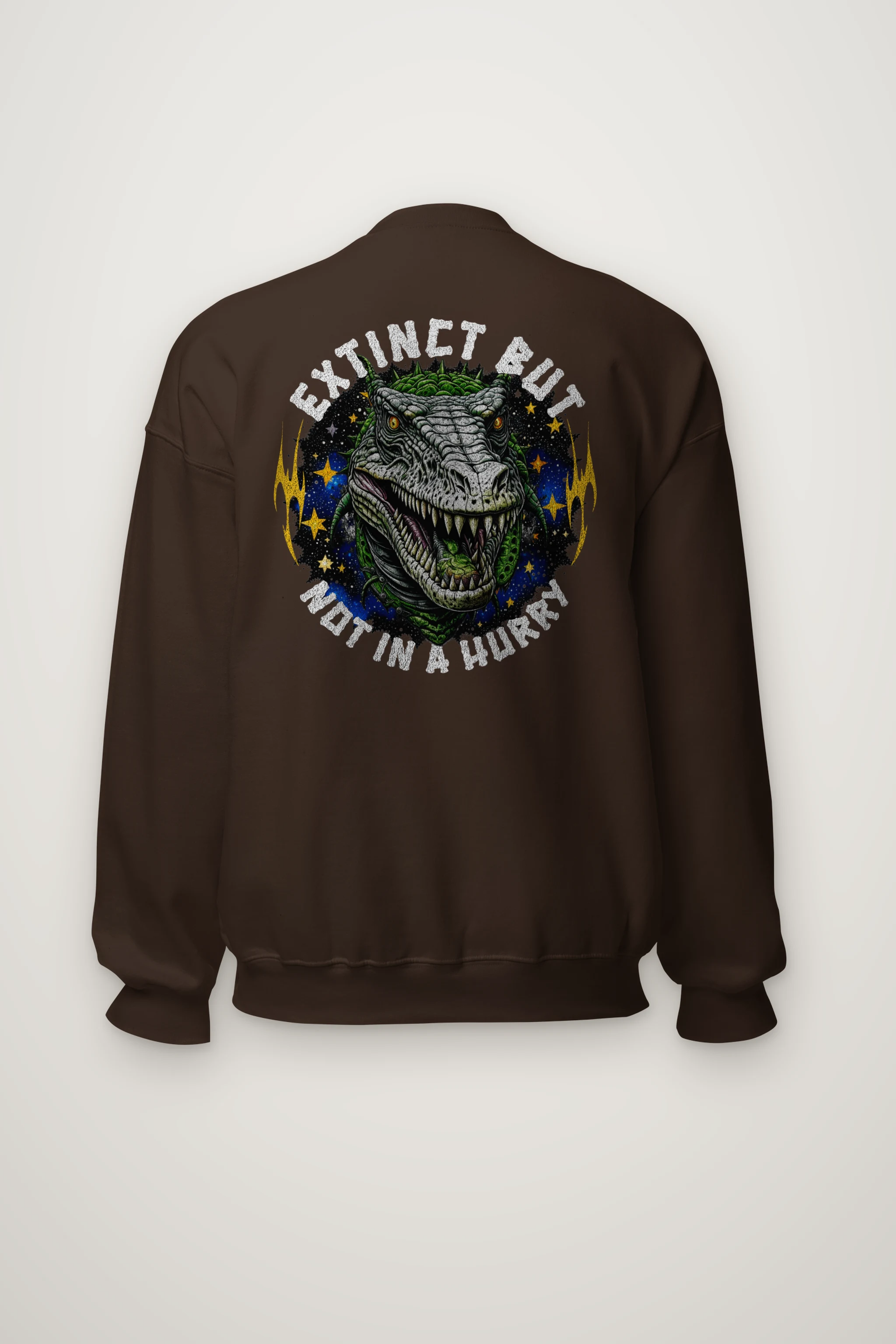 "Snarling T Rex" Heavy Blend Unisex Crewneck Sweatshirt