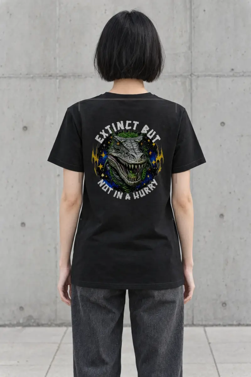"Snarling T Rex" Heavyweight Unisex Crewneck T-shirt