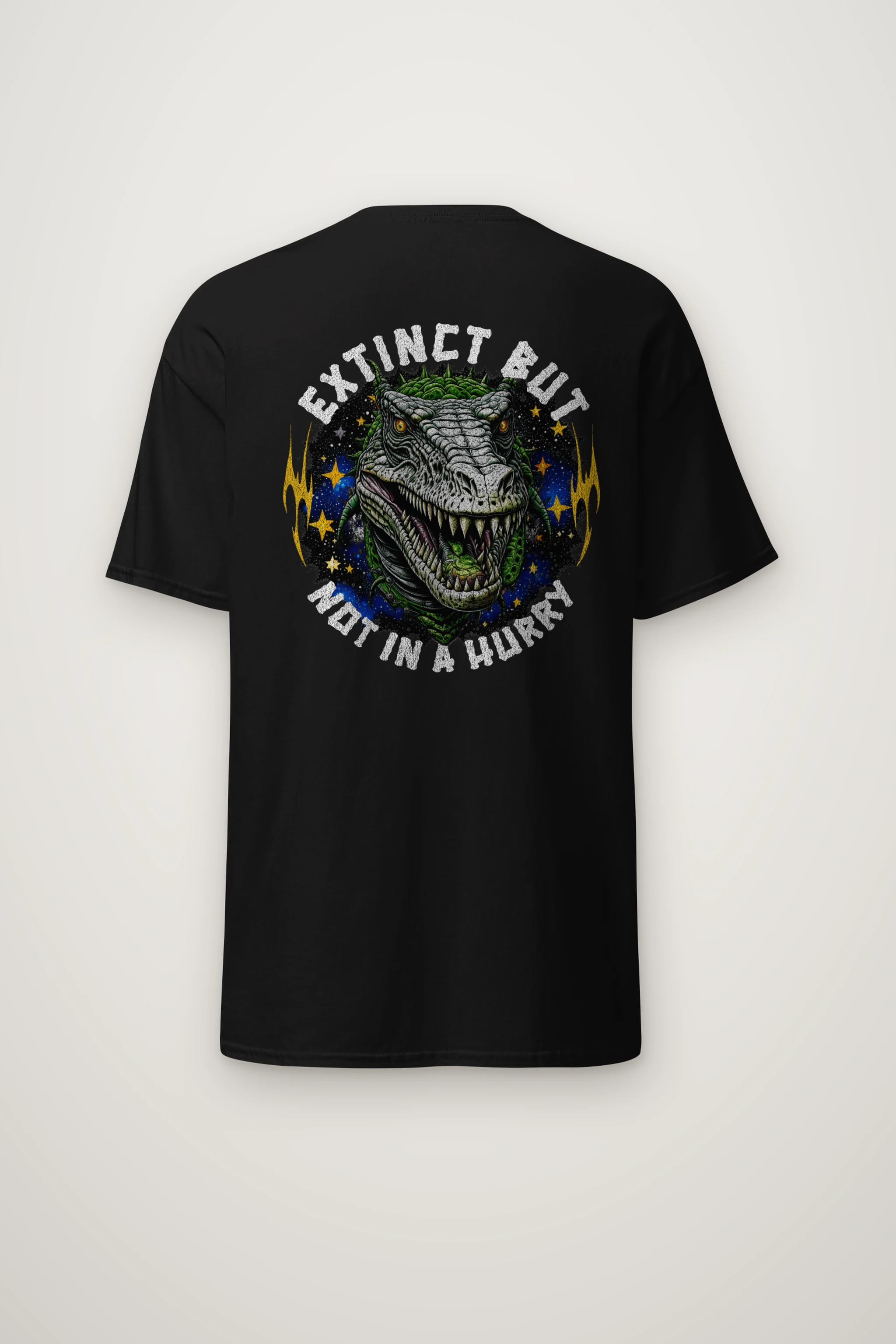 "Snarling T Rex" Heavyweight Unisex Crewneck T-shirt