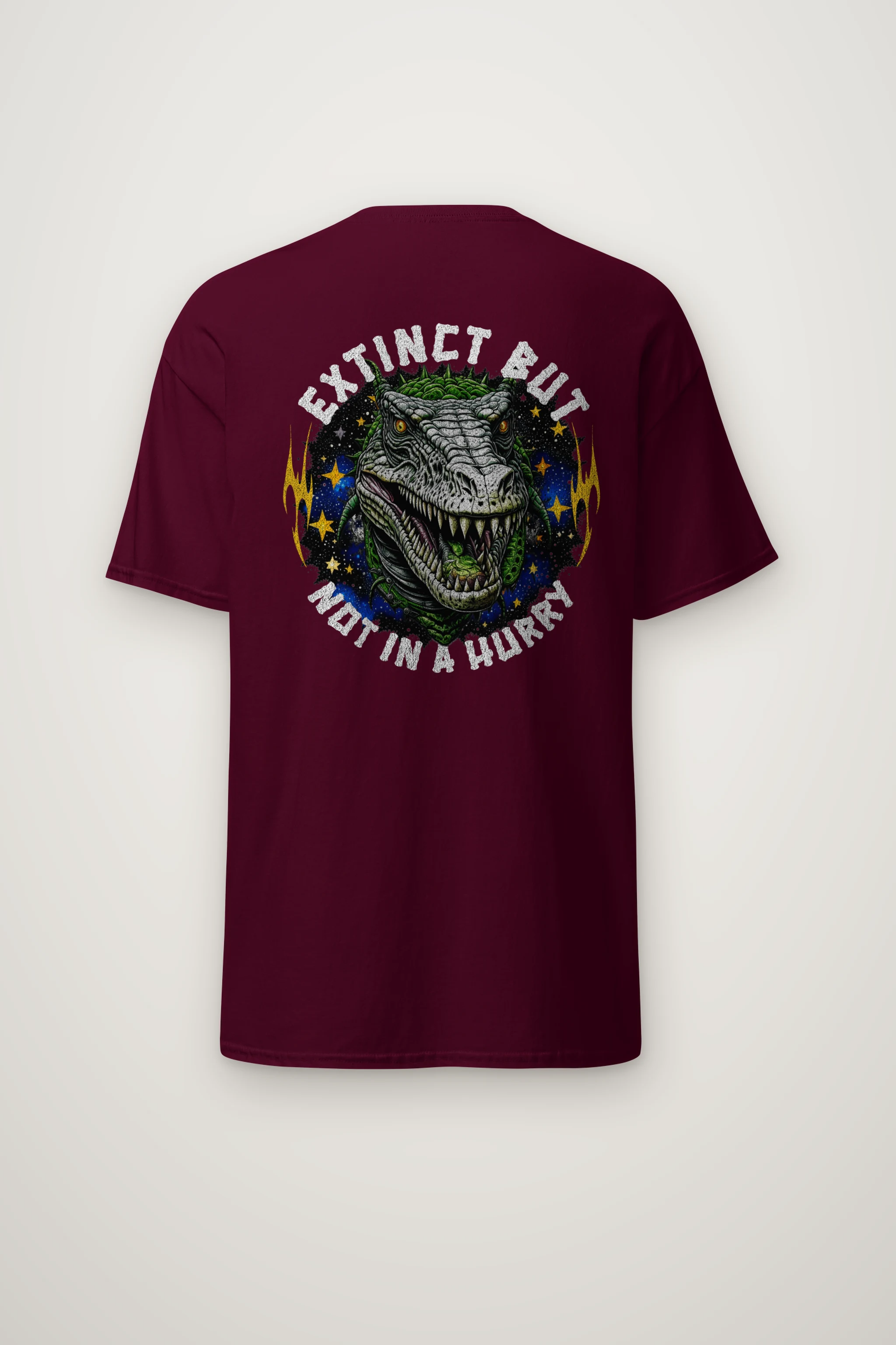 "Snarling T Rex" Heavyweight Unisex Crewneck T-shirt