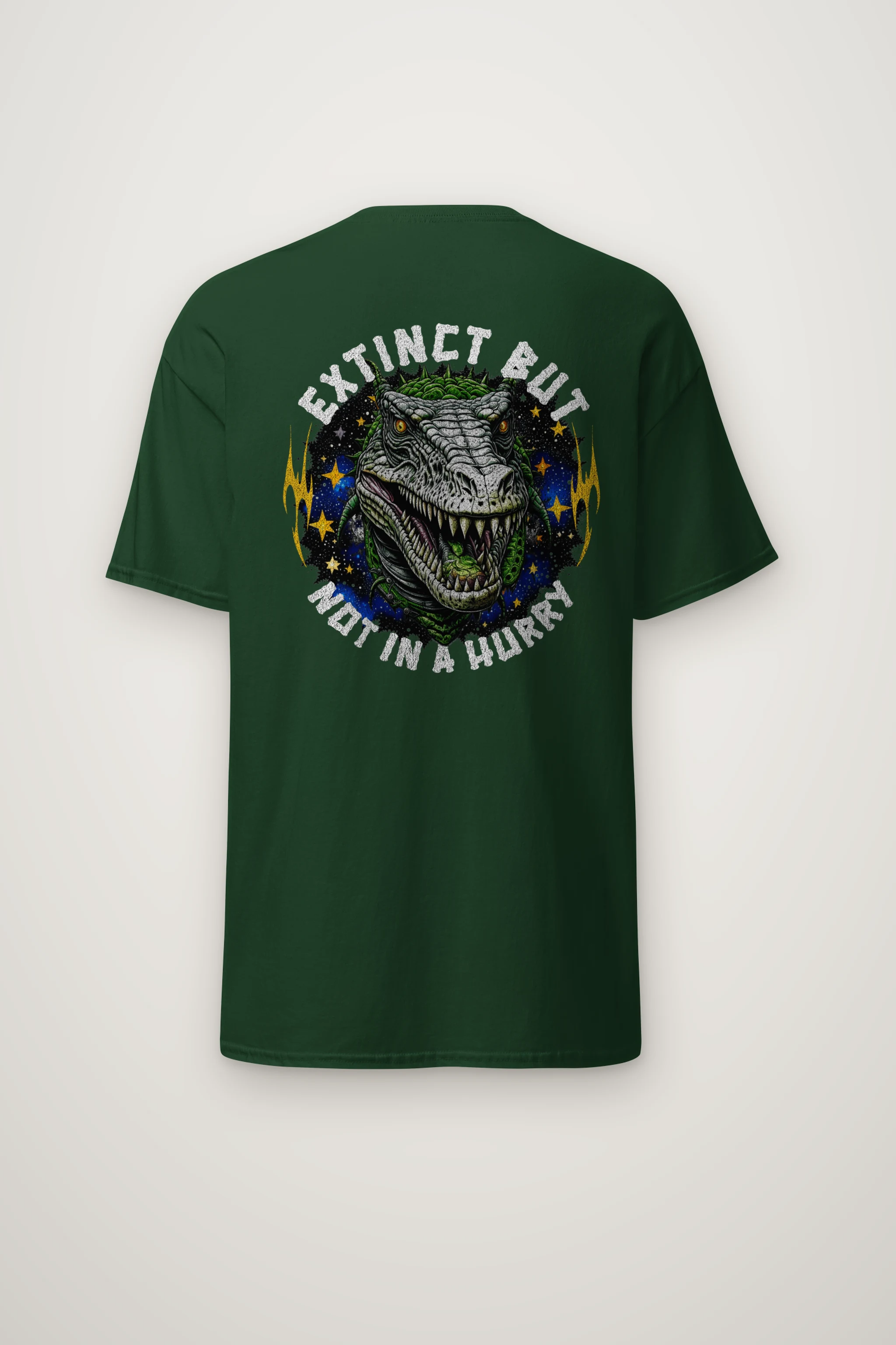 "Snarling T Rex" Heavyweight Unisex Crewneck T-shirt