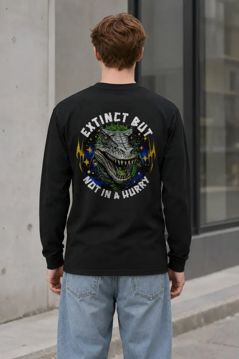 "Snarling T Rex" Unisex Longsleeve T-shirt