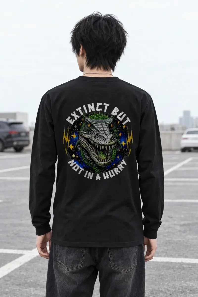 "Snarling T Rex" Unisex Longsleeve T-shirt
