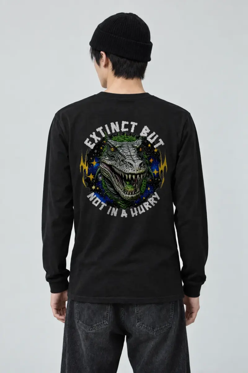 "Snarling T Rex" Unisex Longsleeve T-shirt