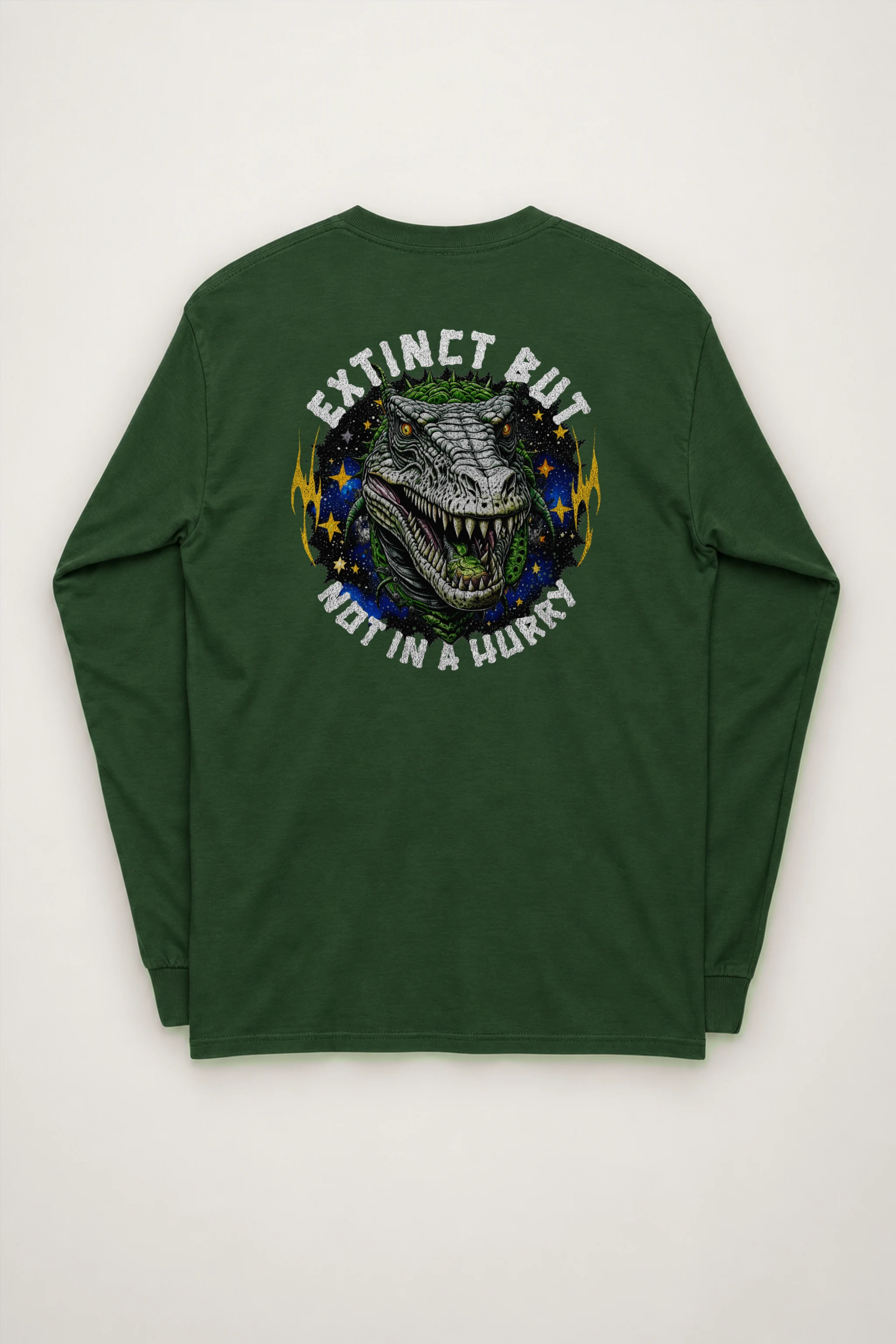 "Snarling T Rex" Unisex Longsleeve T-shirt