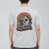 "Snorkeler And Shark" Heavyweight Unisex Crewneck T-shirt | Gildan 5000