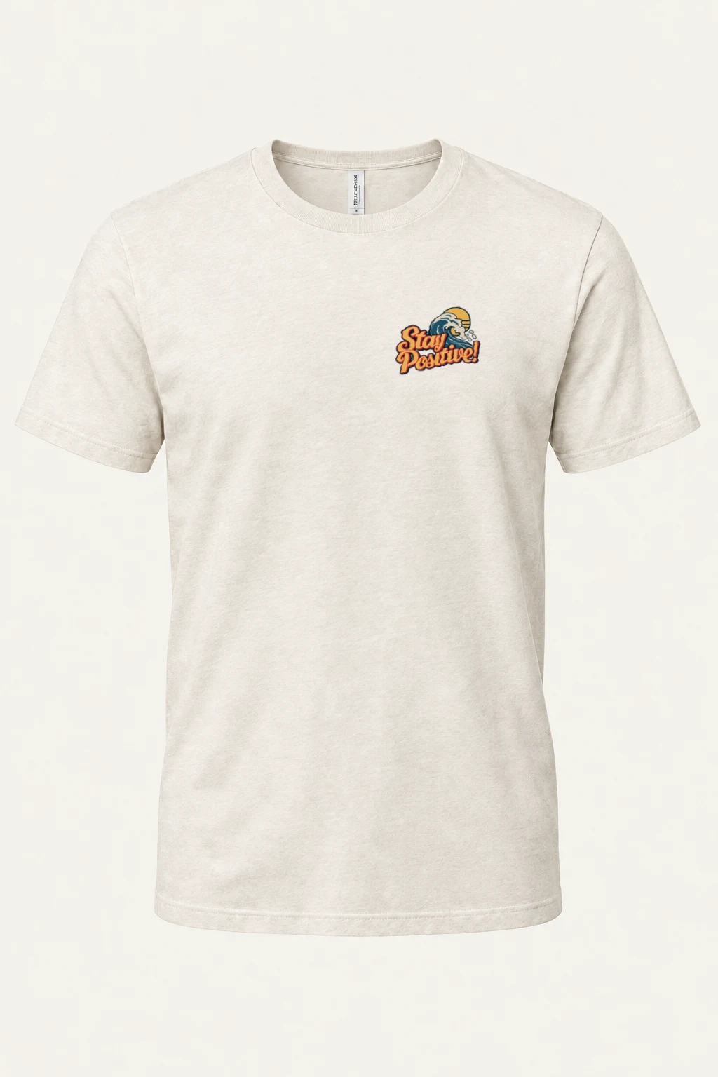 "Snorkeler And Shark" Heavyweight Unisex Crewneck T-shirt | Gildan 5000