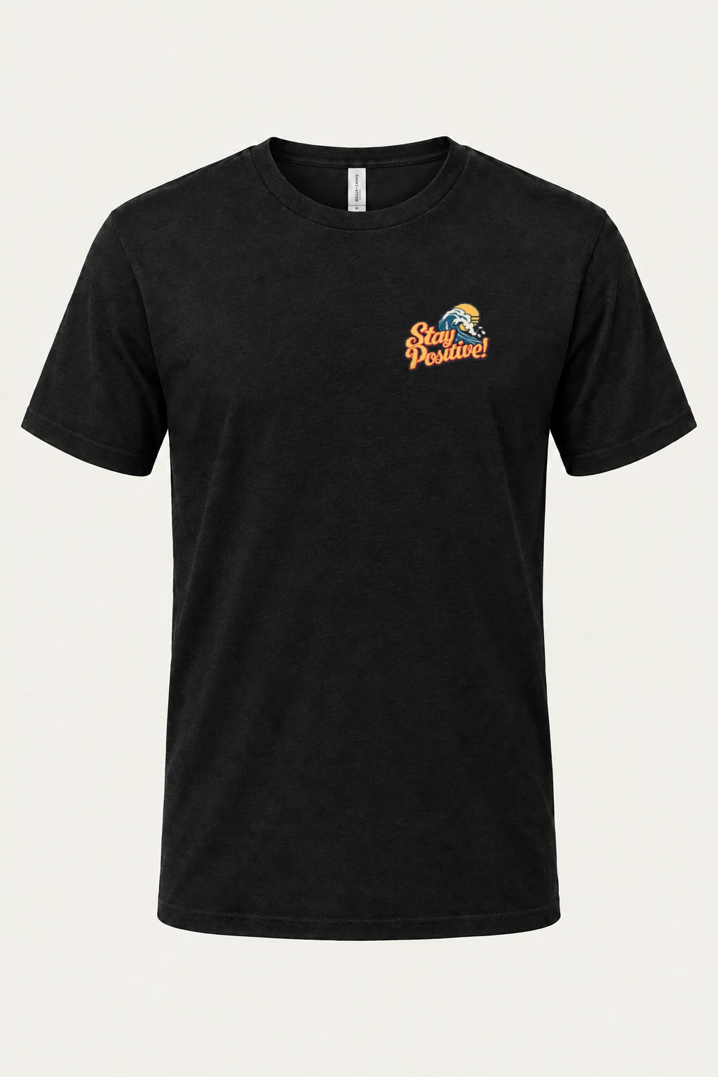 "Snorkeler And Shark" Heavyweight Unisex Crewneck T-shirt | Gildan 5000