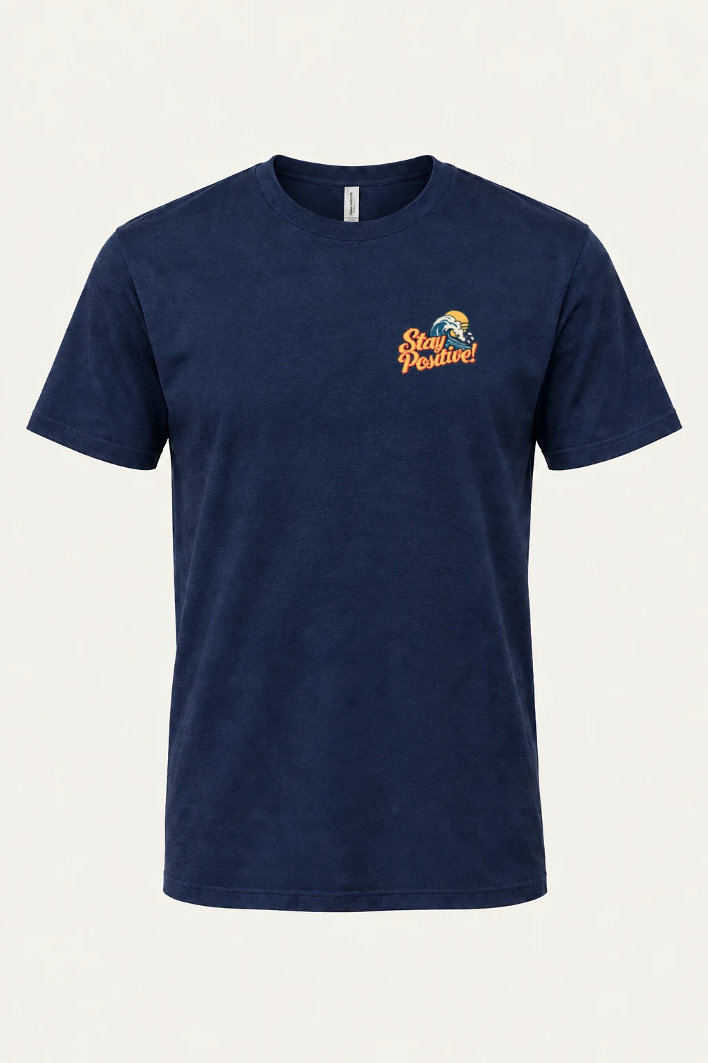 "Snorkeler And Shark" Heavyweight Unisex Crewneck T-shirt | Gildan 5000