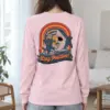 "Snorkeler And Shark" Unisex Longsleeve T-shirt | Gildan 2400