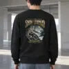 "Snow Leopard Panorama" Heavy Blend Unisex Crewneck Sweatshirt