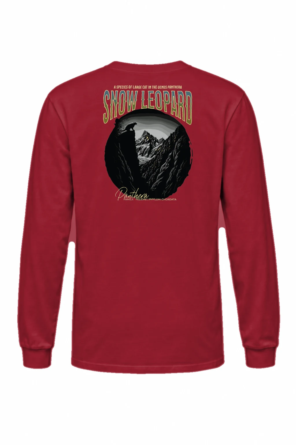 "Snow Leopard Panthera" Unisex Longsleeve T-shirt | Gildan 2400