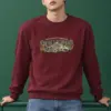"Snow Leopard Study" Heavy Blend Unisex Crewneck Sweatshirt