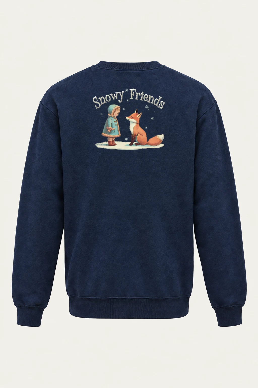 "Snowy Friends" Heavy Blend Unisex Crewneck Sweatshirt | Gildan 18000