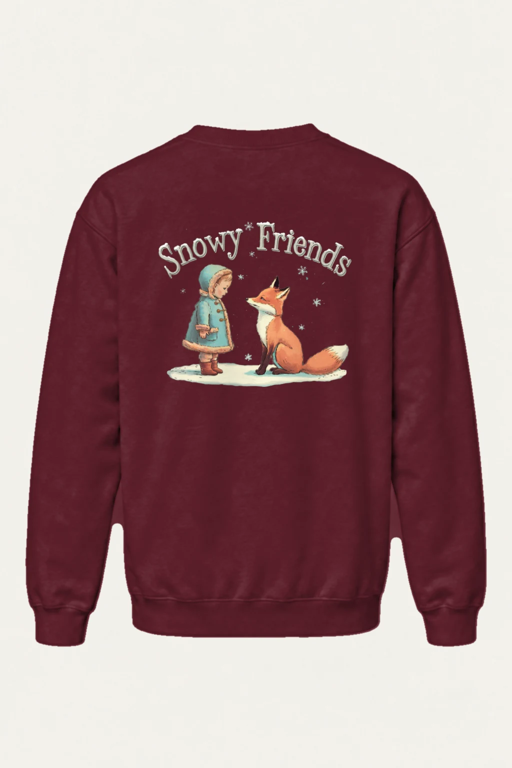 "Snowy Friends" Heavy Blend Unisex Crewneck Sweatshirt | Gildan 18000