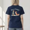 "Snowy Friends" Heavyweight Unisex Crewneck T-shirt