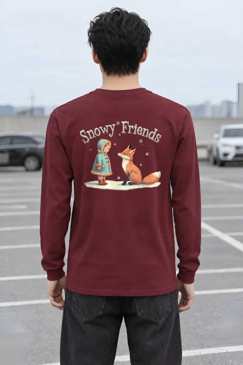 "Snowy Friends" Unisex Longsleeve T-shirt