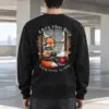 "Snowy Window Fox" Heavy Blend Unisex Crewneck Sweatshirt | Gildan 18000