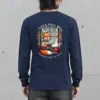 "Snowy Window Fox" Unisex Longsleeve T-shirt