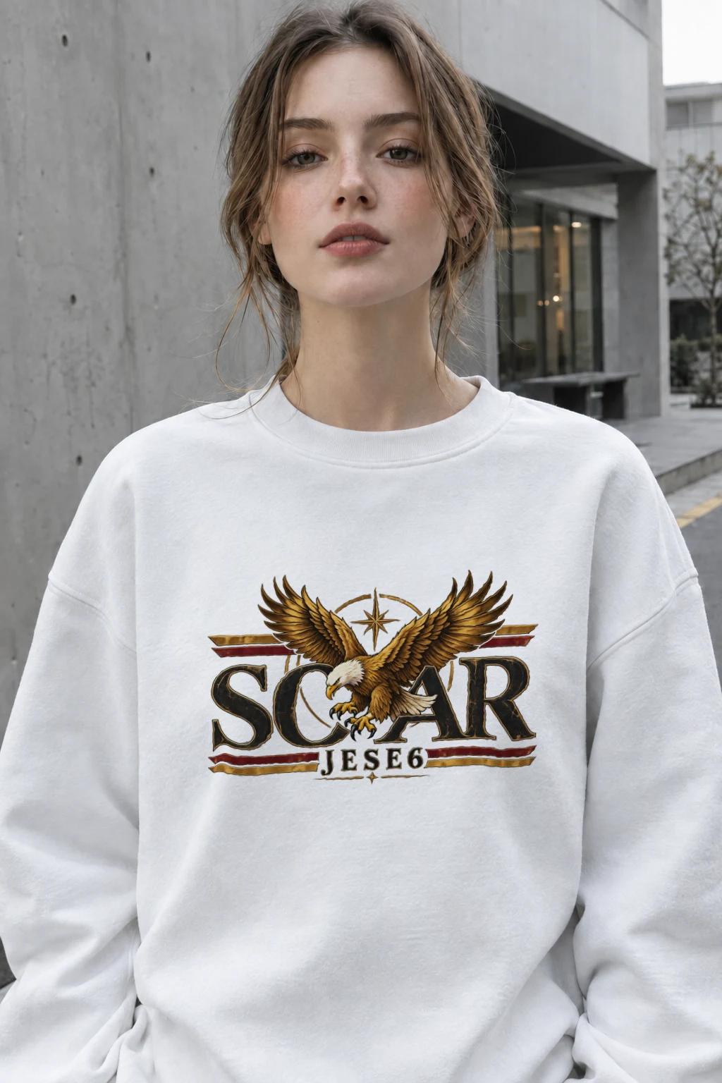 "Soar Jese6" Heavy Blend Unisex Crewneck Sweatshirt | Gildan 18000