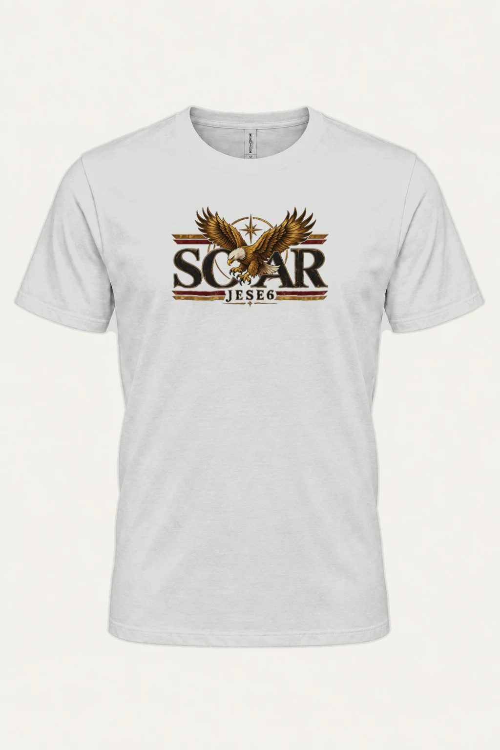 "Soar Jese6" Heavyweight Unisex Crewneck T-shirt | Gildan 5000