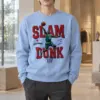 "Soaring Basketball Player" Heavy Blend Unisex Crewneck Sweatshirt | Gildan 18000
