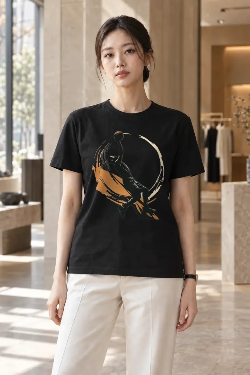 "Soaring Dunk" Heavyweight Unisex Crewneck T-shirt | Gildan 5000