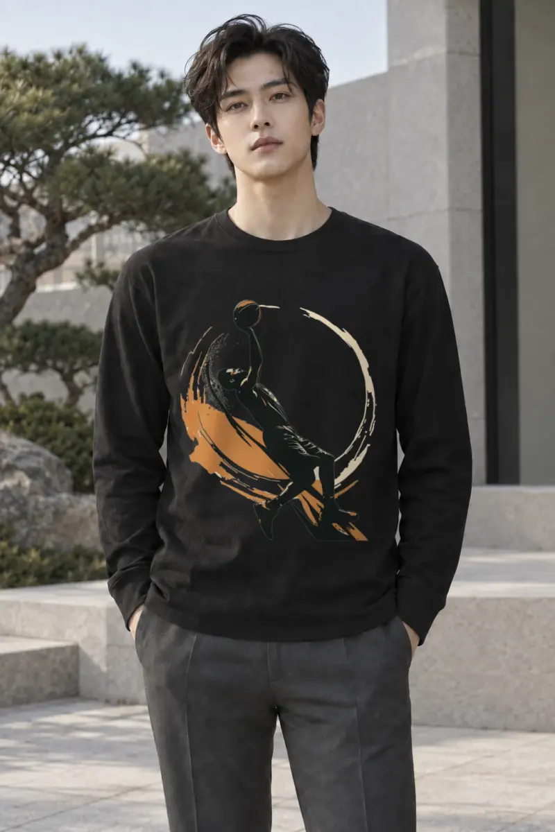 "Soaring Dunk" Unisex Longsleeve T-shirt | Gildan 2400