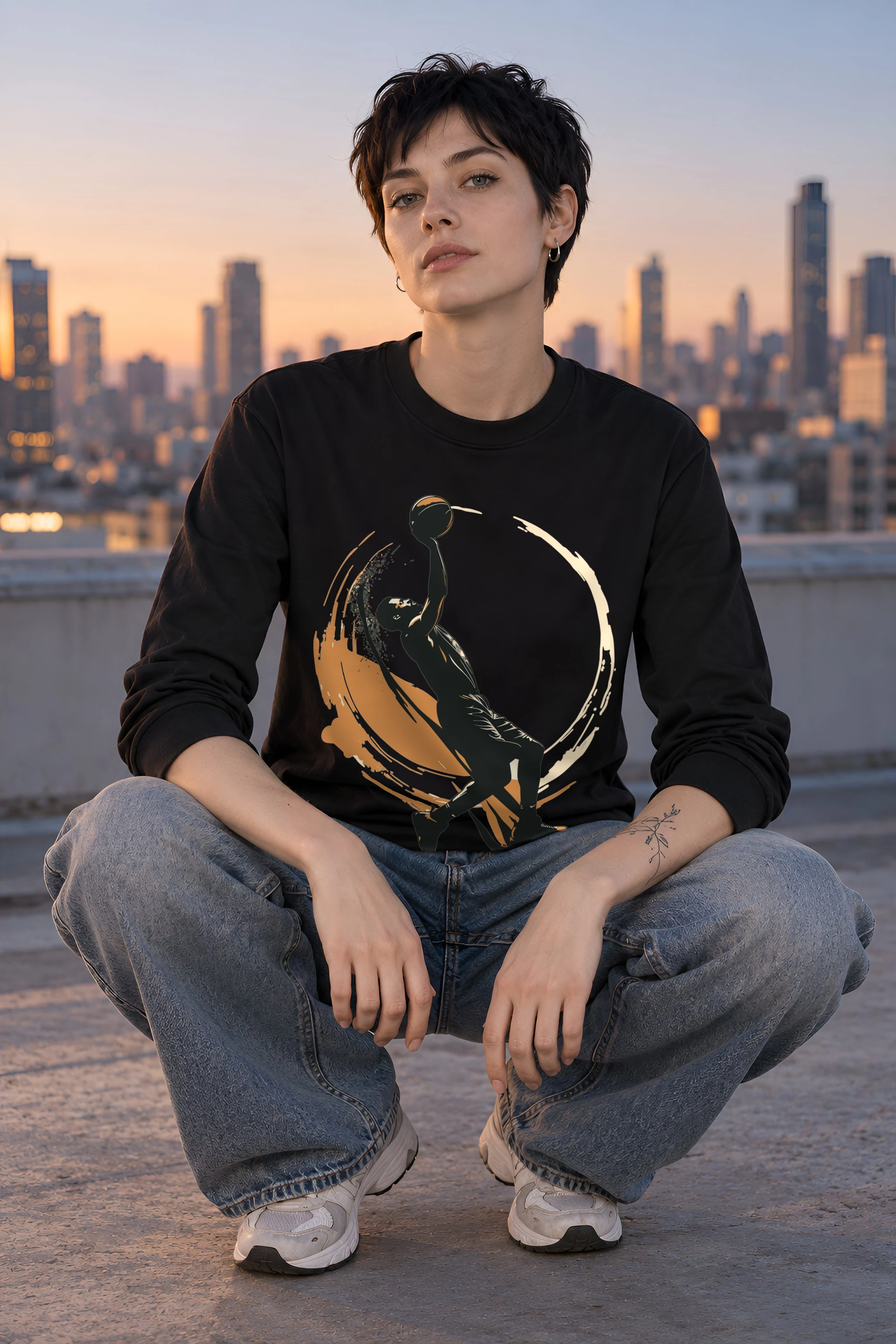 "Soaring Dunk" Unisex Longsleeve T-shirt