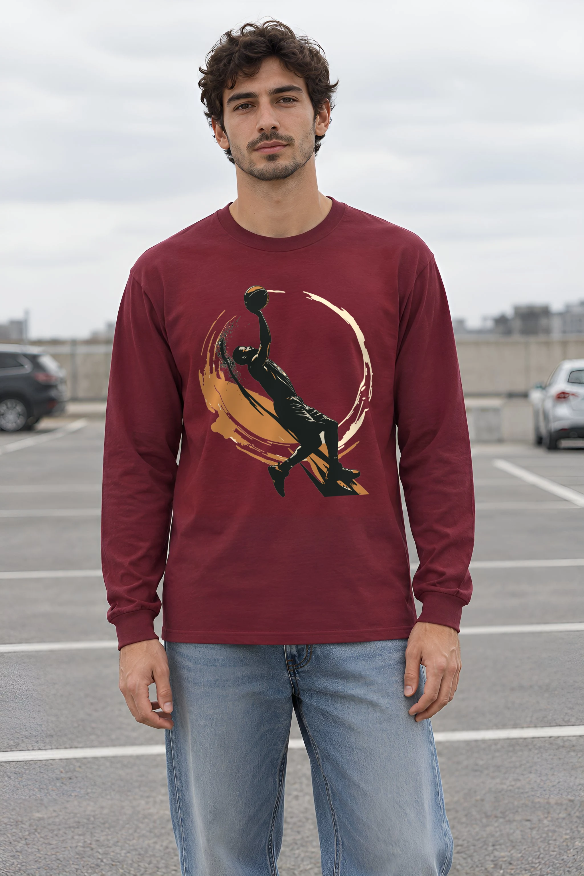 "Soaring Dunk" Unisex Longsleeve T-shirt