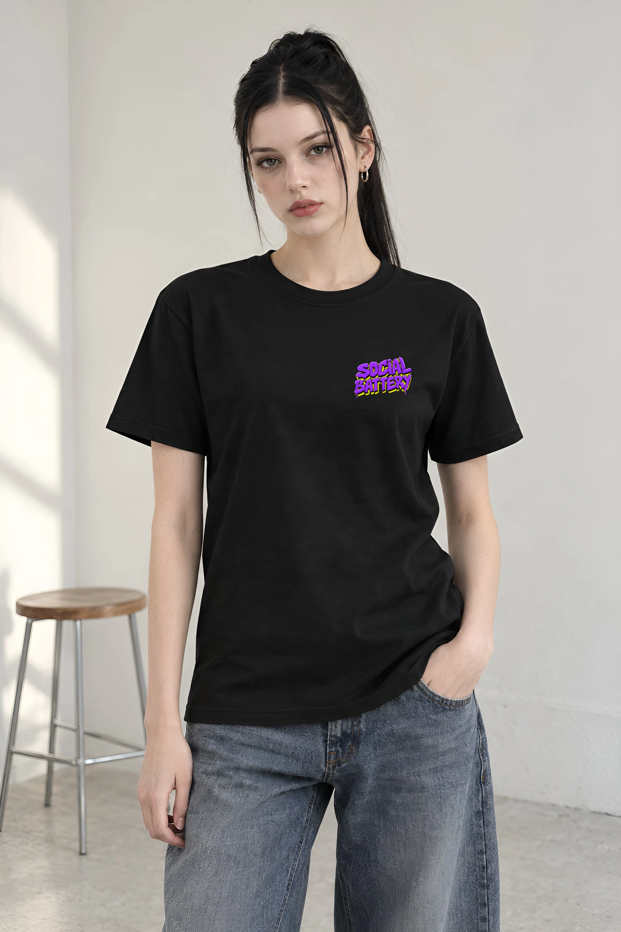 "Crowned Coffee Cup" Heavyweight Unisex Crewneck T-shirt