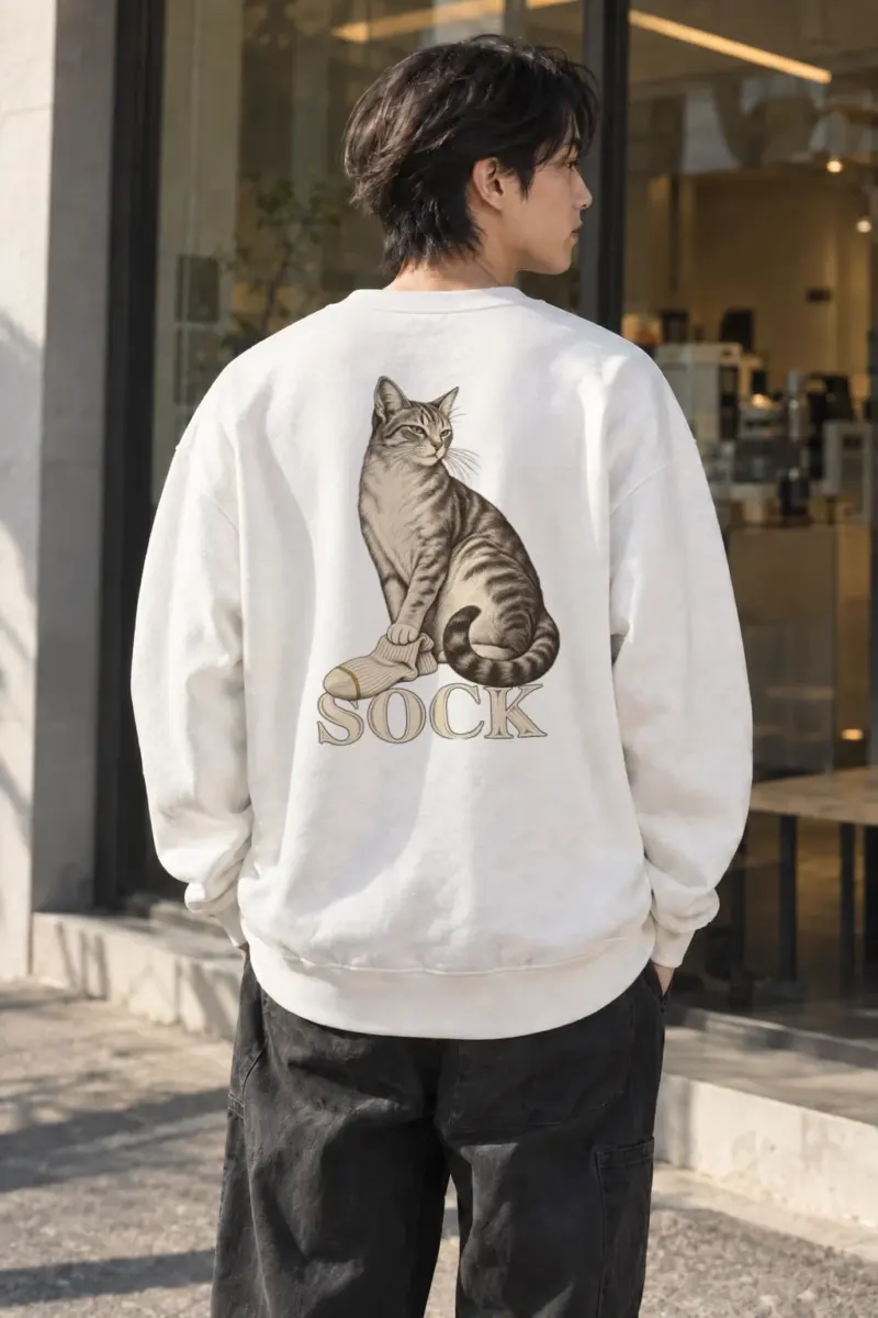 "Sock Study" Heavy Blend Unisex Crewneck Sweatshirt | Gildan 18000