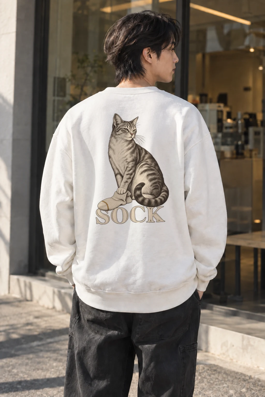"Sock Study" Heavy Blend Unisex Crewneck Sweatshirt | Gildan 18000