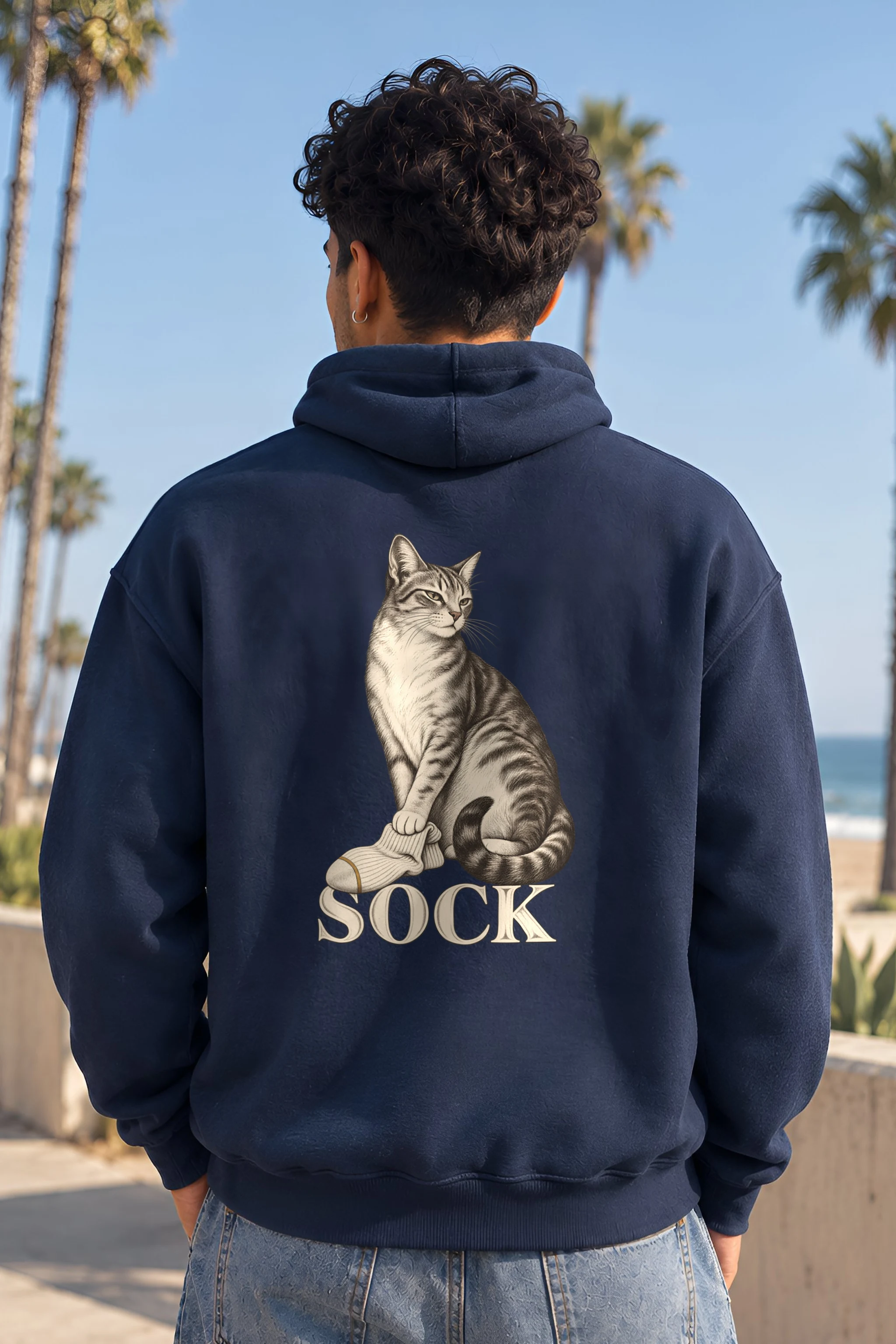 "Sock Study" 1 Pullover Hoodie