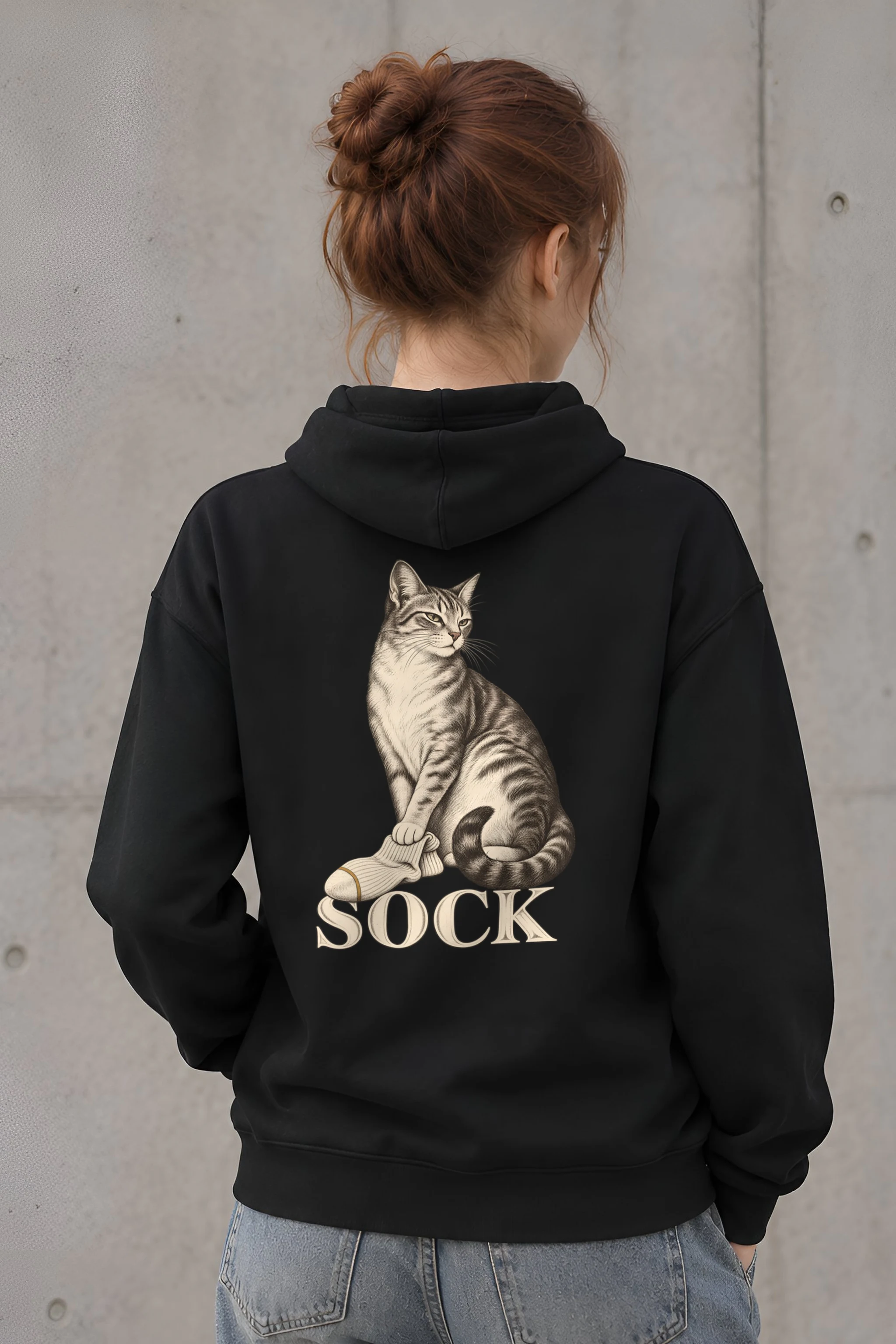 "Sock Study" 1 Pullover Hoodie