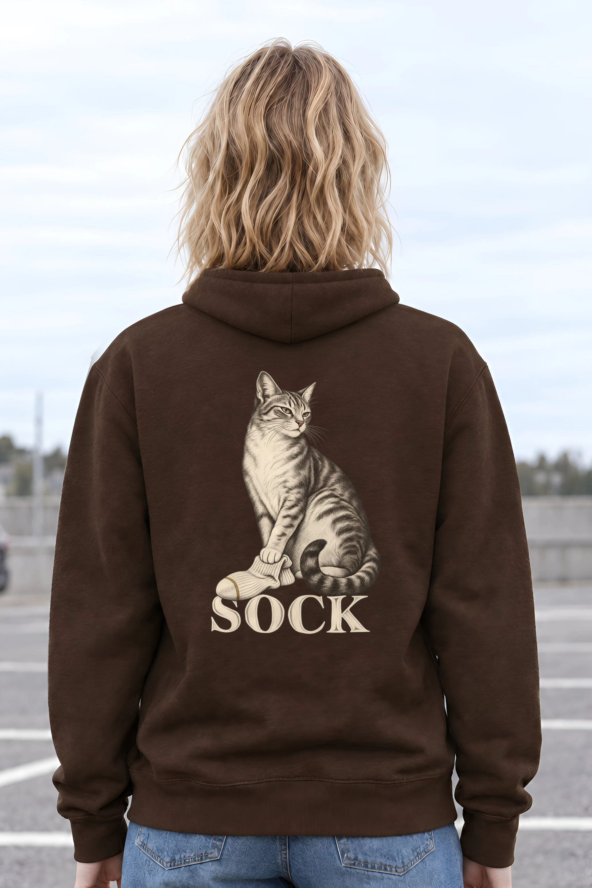 "Sock Study" 1 Pullover Hoodie