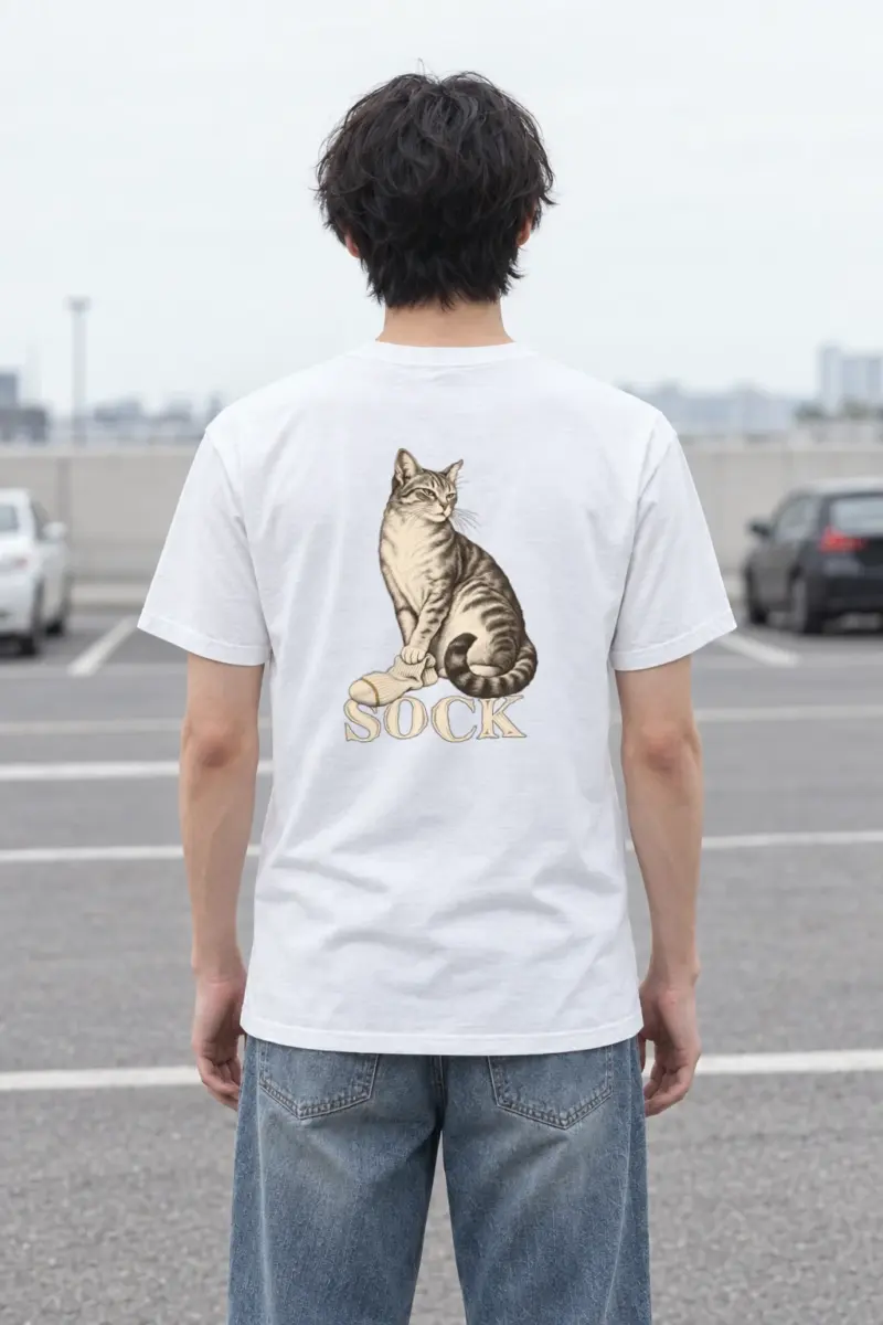 "Sock Study" Heavyweight Unisex Crewneck T-shirt