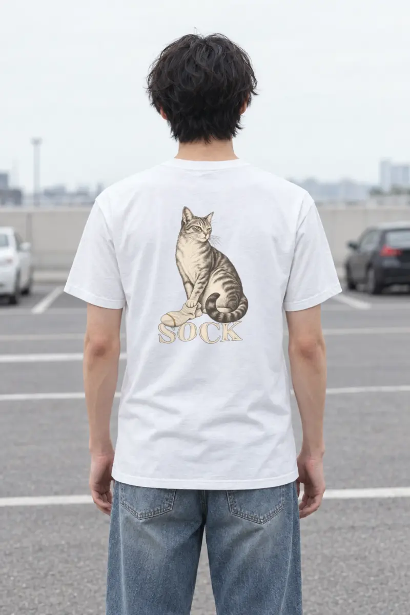 "Sock Study" Heavyweight Unisex Crewneck T-shirt