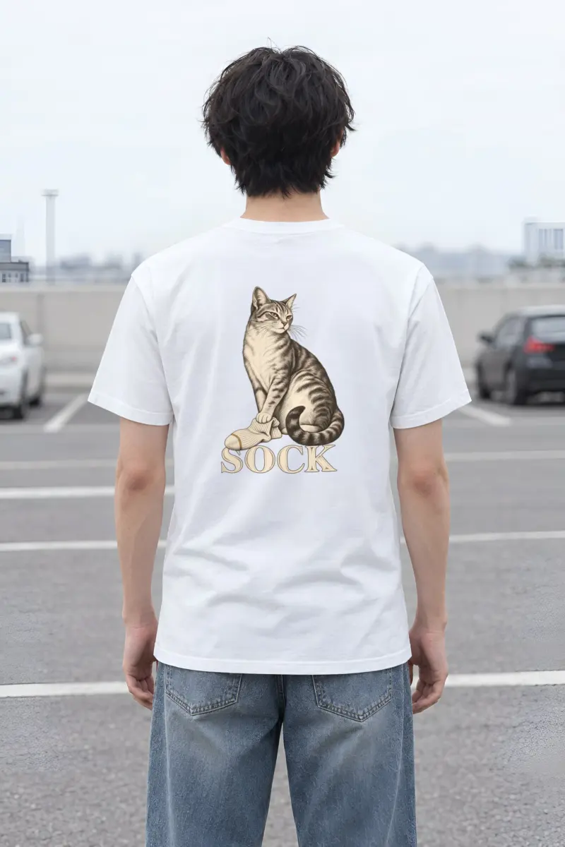 "Sock Study" Heavyweight Unisex Crewneck T-shirt