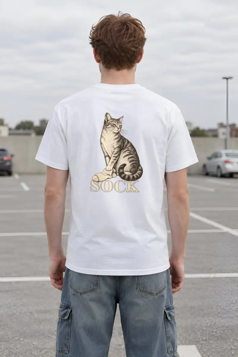 "Sock Study" Heavyweight Unisex Crewneck T-shirt